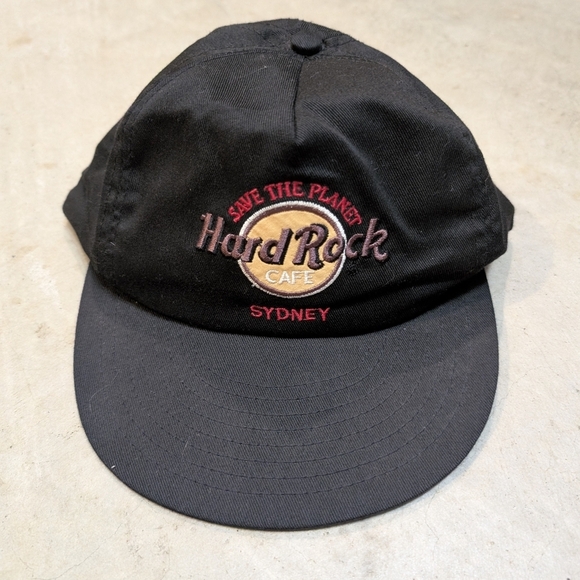 Hard Rock Cafe Other - VTG Hard Rock Cafe Sydney Australia Hat Strap Back USA Made